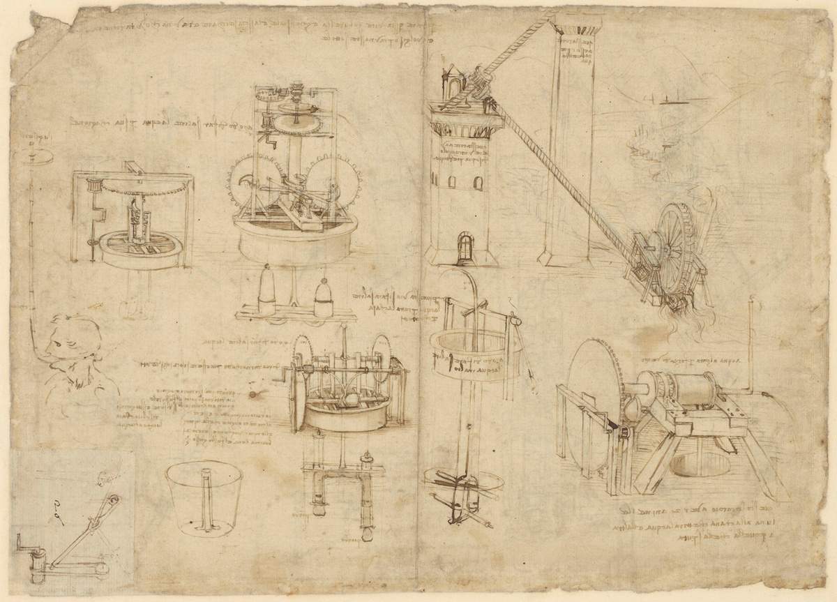 Quatre expositions sur Léonard de Vinci à la Biblioteca Ambrosiana de Milan, avec un accent sur le Codex Atlanticus