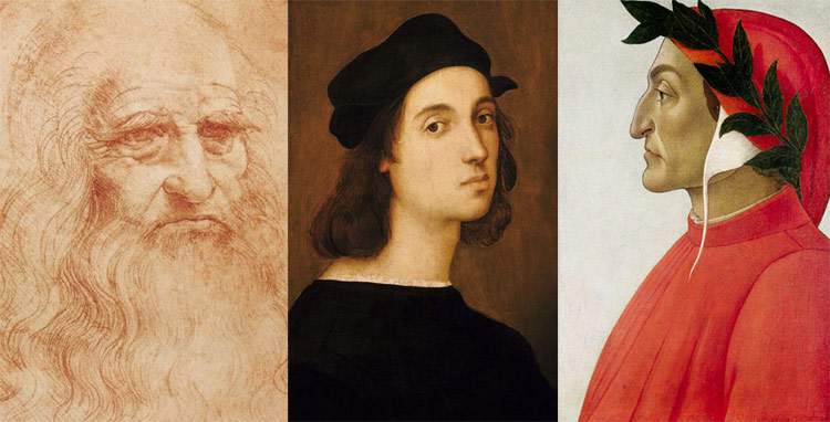 15 million euros to celebrate Leonardo, Raphael and Dante