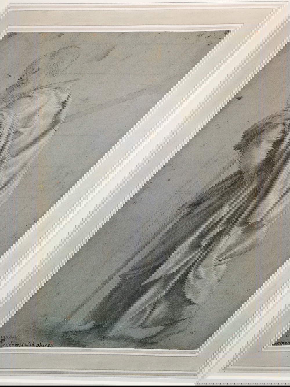 Lorenzo Lotto, Étude pour le Saint Matthias (Saint Simon) du retable d'Ancône (1550 ; dessin, 40,6 x 28,1 cm ; Londres, The British Museum) Lorenzo Lotto, Étude pour le Saint Matthias (Saint Simon) du retable d'Ancône (1550 ; dessin, 40,6 x 28,1 cm ; Londres, The British Museum)