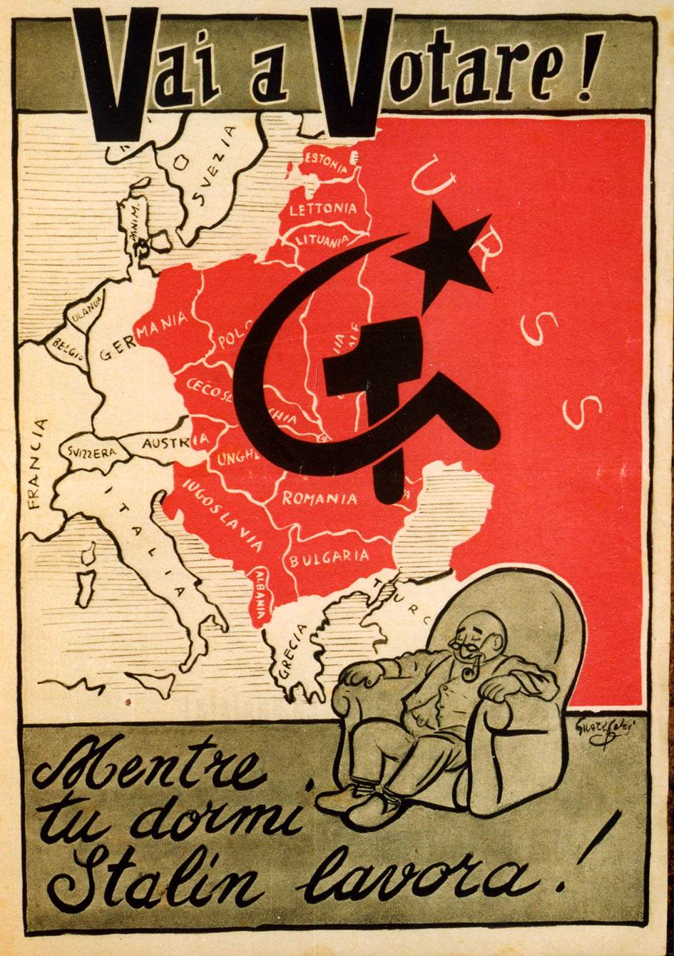 Les affiches électorales de l'après-guerre exposées à Vigevano