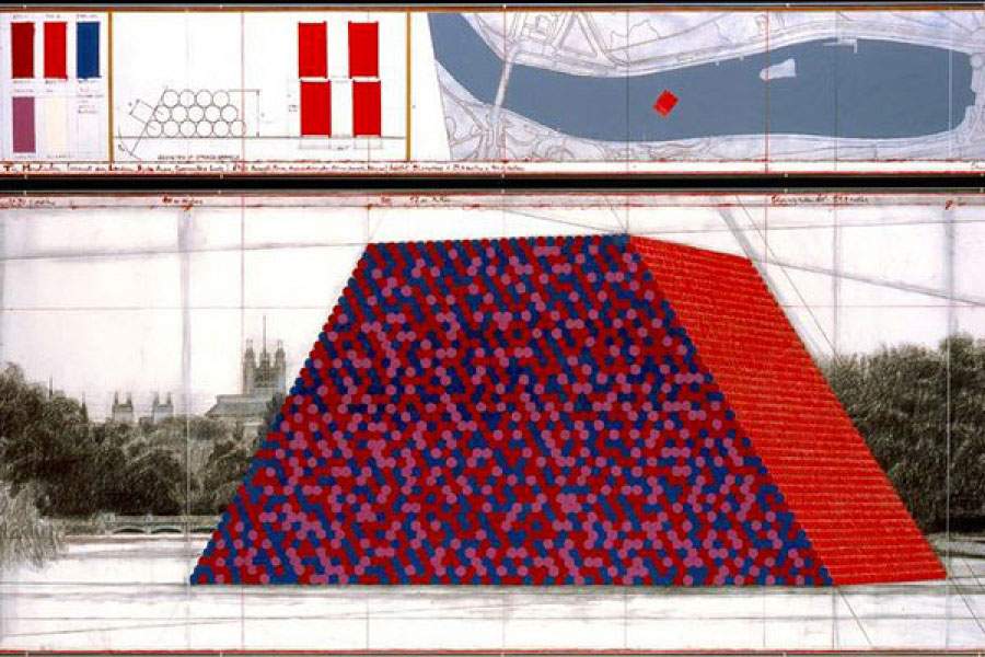 Christo's new floating work will be in Hyde Park