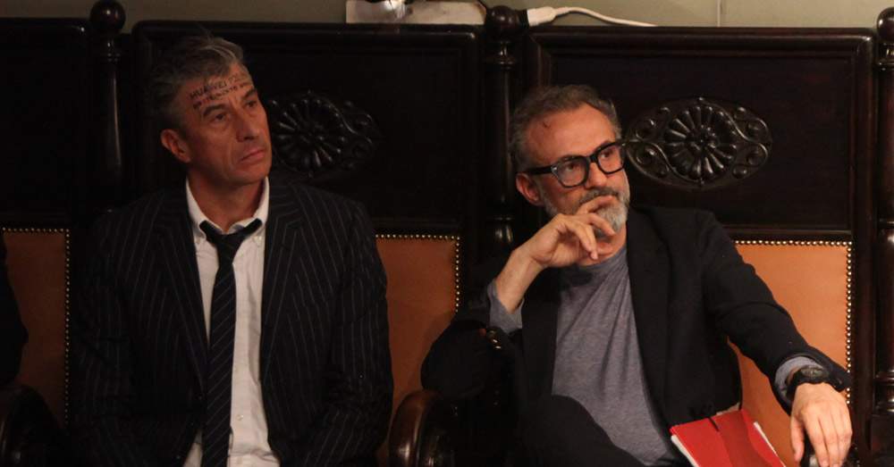 Maurizio Cattelan et Massimo Bottura président l'Académie de Carrare.