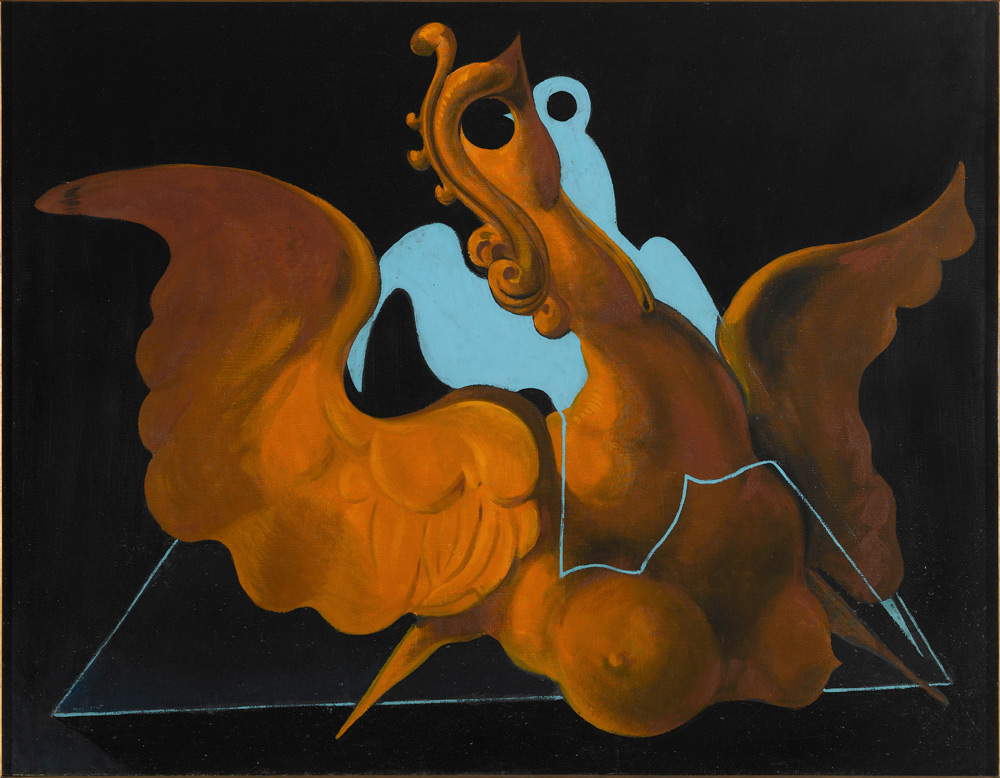 Max Ernst, Chim&egrave;re, (1928; olio su tela, 114 x 145,8 cm; Collection Centre Pompidou, Paris Mus&eacute;e national d&rsquo;art moderne - Centre de cr&eacute;ation industrielle). Copyright: &copy; Max Ernst, by SIAE 2018