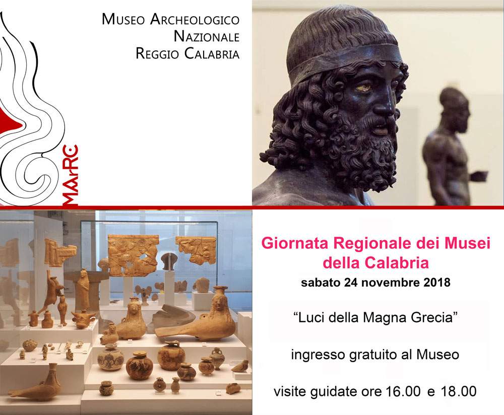 Visite guidate gratuite al Museo Archeologico Nazionale di Reggio Calabria per la Giornata Regionale dei Musei