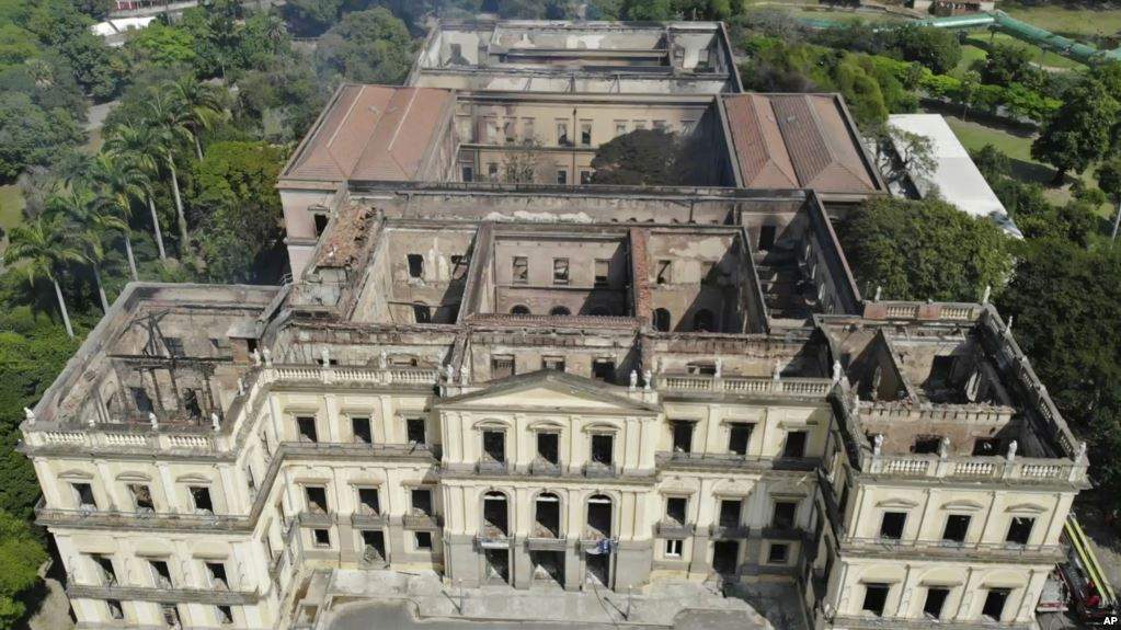 Museo Nazionale di Rio, distrutto circa il 90% della collezione