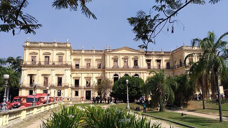 National Museum in Rio, safety work is being done and children are being tried to start over. Arson hypothesis not ruled out