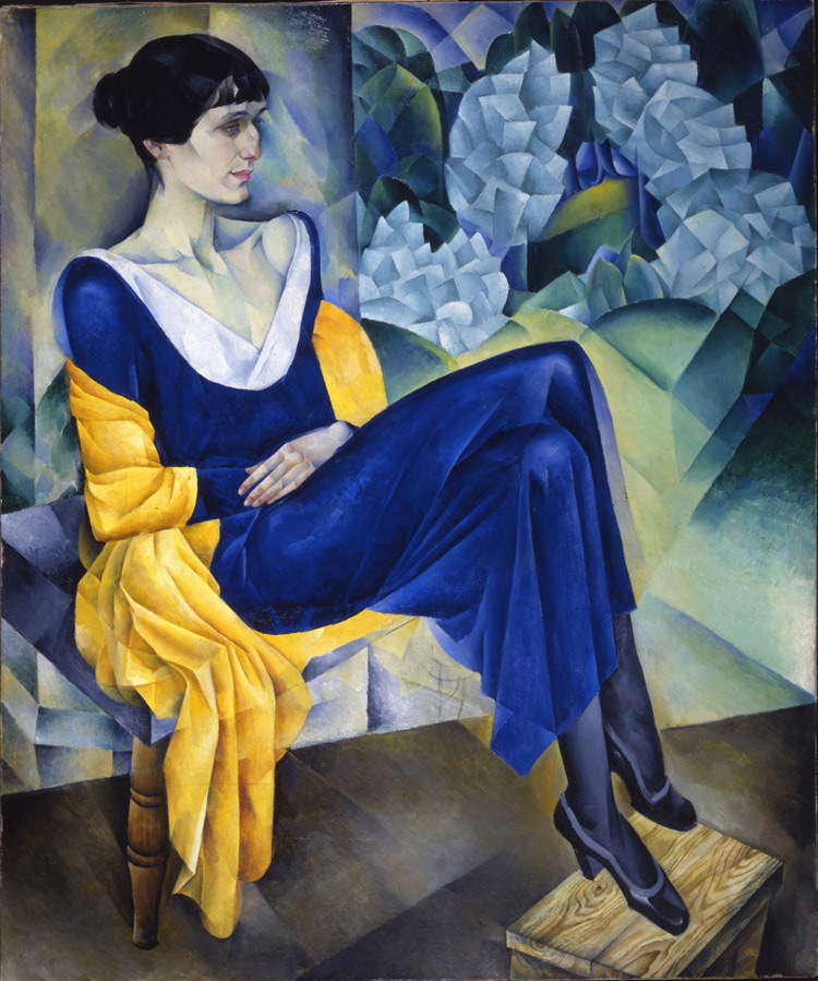 Nathan Alrman, Portrait of Anna Achmatova, oil on canvas, 1915