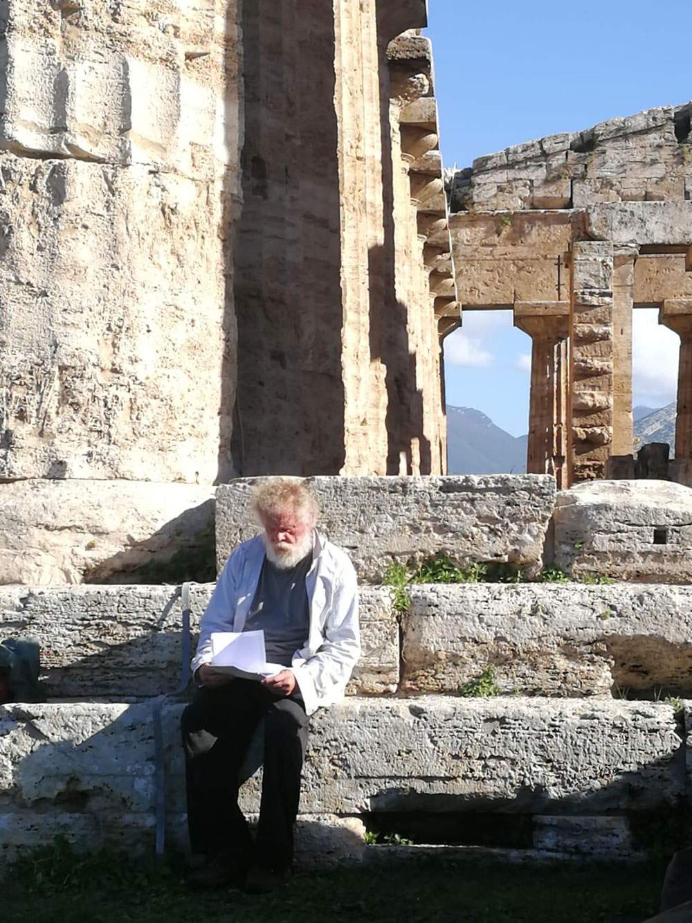 Paestum becomes a film set with Nick Nolte, Charlotte Rampling and Alba Rohrwacher