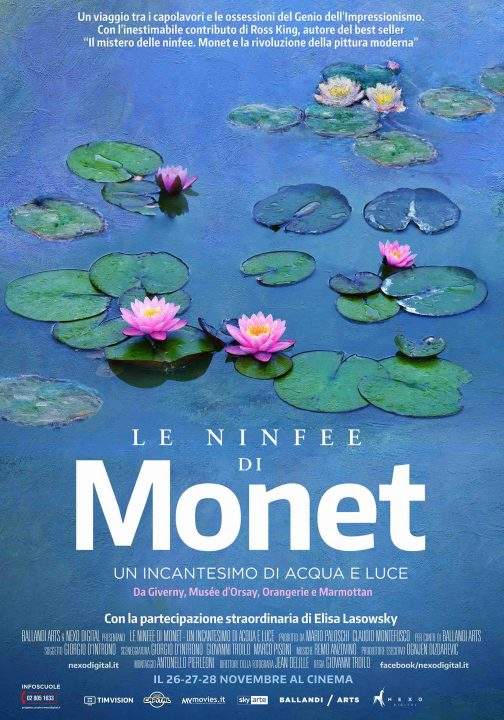 Les Nymphéas de Monet arrivent dans les salles de cinéma italiennes en novembre