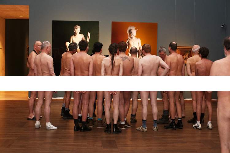 Paris, Palais de Tokyo Museum opens its doors to nudists for a special tour