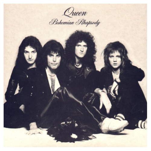 The original cover of the single Bohemian Rhapsody The original cover of the single Bohemian Rhapsody