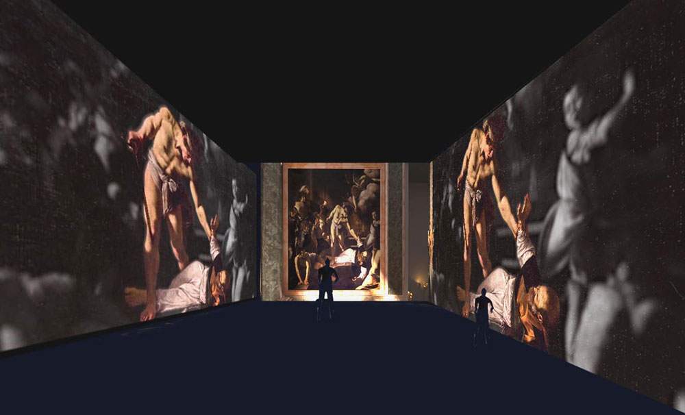 An immersive show in the works of Caravaggio coming to Milan