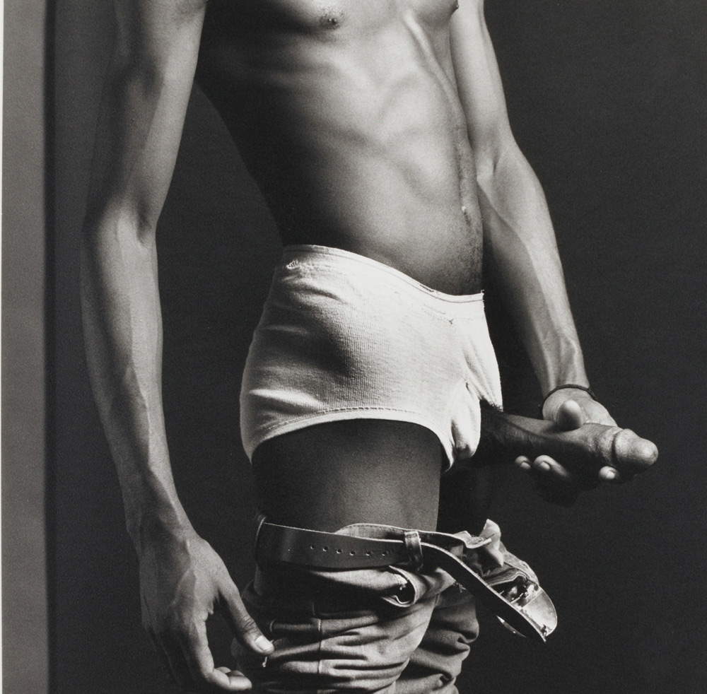 Robert Mapplethorpe, Phillip Prioleau (Aus Portfolio Z) (1980; Selenabzug, 19,1 x 19,1 cm)
