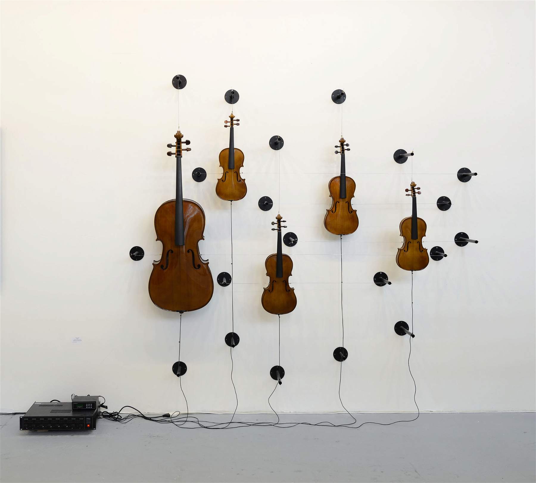 Can an architecture play music? Here is Roberto Pugliese's Concert for Architecture, on display in Milan.