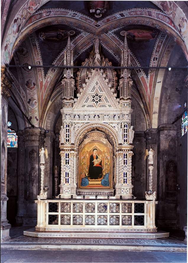 Florence, Orcagna Tabernacle can finally be appreciated in its entirety