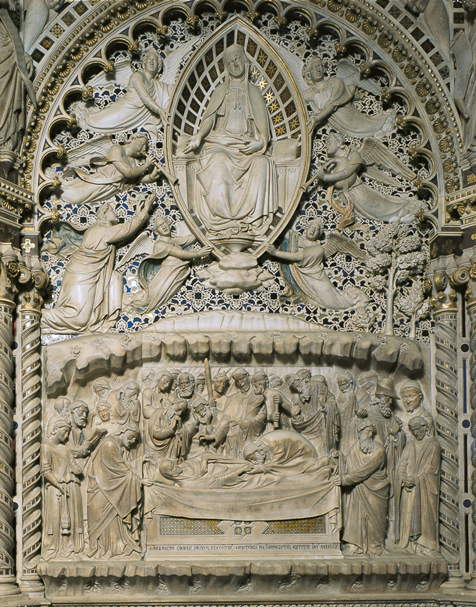 Rückseite des Tabernakels von Orcagna