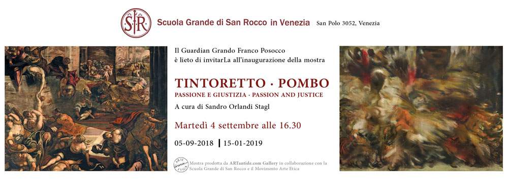 Le Massacre des Innocents du Tintoret et la réinterprétation de Jorge R. Pombo sont comparés à Venise