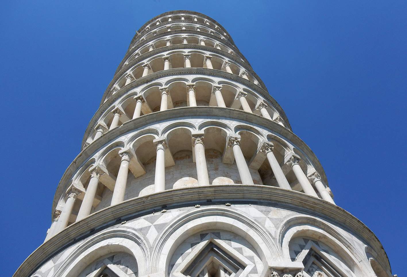 The slope of the Leaning Tower of Pisa is shrinking. This was found by a team of experts after years of analysis