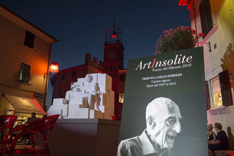 Lajatico pays tribute to Gillo Dorfles artist