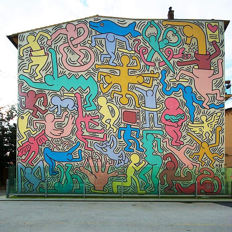Pisa, criticism of new culture alderman who calls Keith Haring's Tuttomondo modest and banal