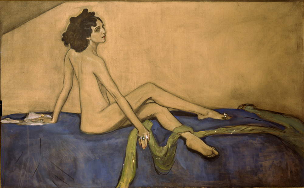 Valentin Serov, Ida Rubintein, oil and charcoal on canvas, 1910