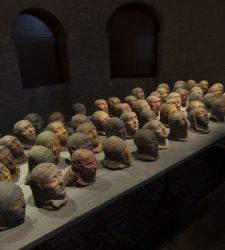 Matera, Andrea Fogli's 59 terracotta heads arrive at Carmine church
