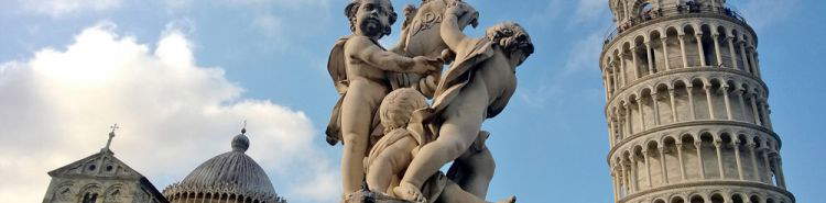 La Fuente de los Putti de Pisa, de la demolición a Lupin III e Instagram