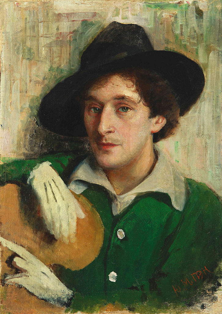 Yury (Yehuda) Pen, Ritratto di Marc Chagall (1914; olio su tela, 54 x 41 cm; Minsk, Museo Nazionale d