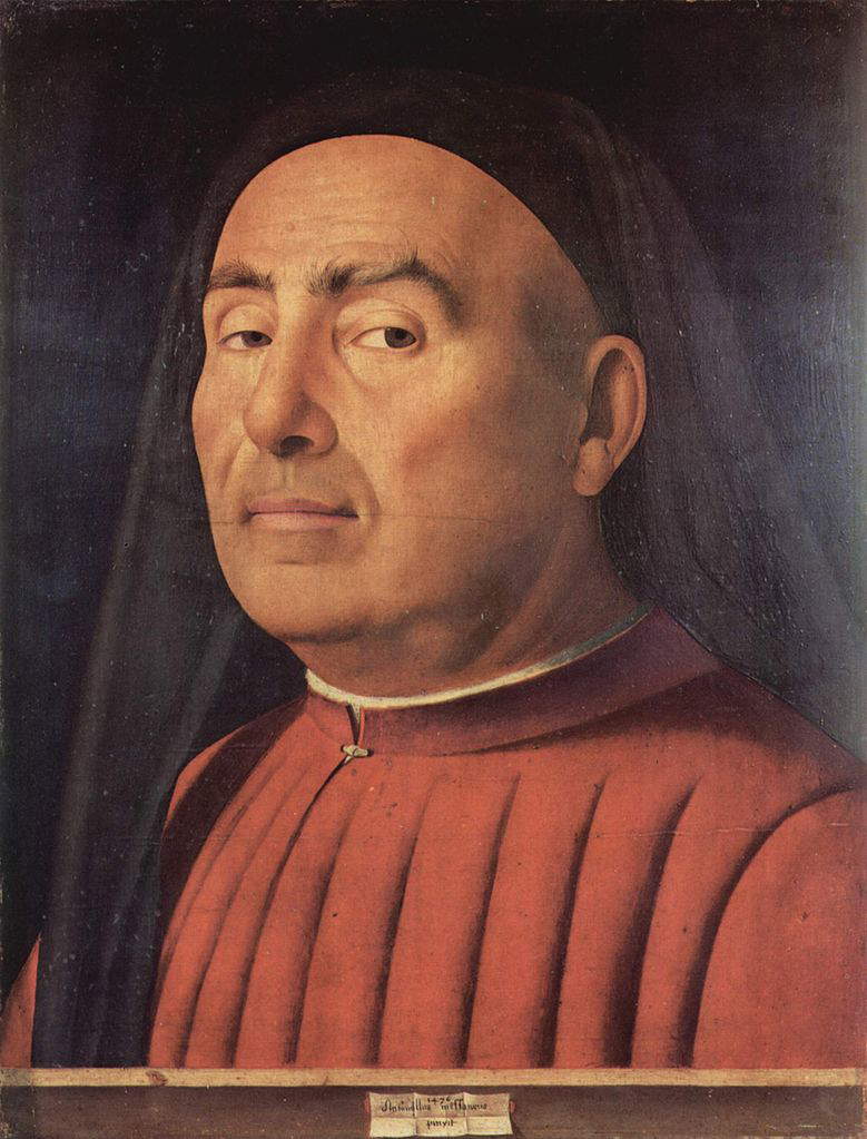 Antonello da Messina, Ritratto d'uomo noto come Ritratto Trivulzio (1476; olio su tavola, 37,4 x 29,5 cm; Torino, Museo Civico d'Arte Antica)