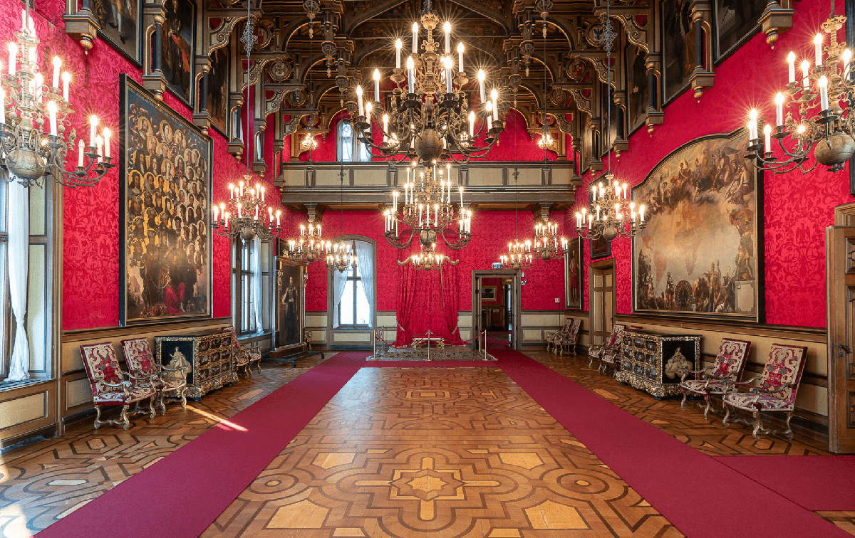 Castillo de Miramare en Trieste, Salón del Trono. Foto Crédito Fabrice Gallina - Archivo PromoTurismoFVG