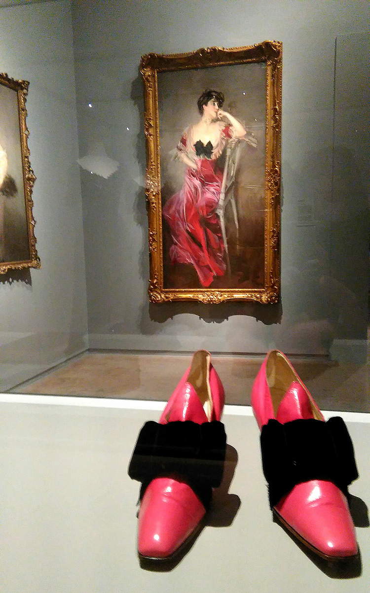 Sala della mostra Boldini e la moda