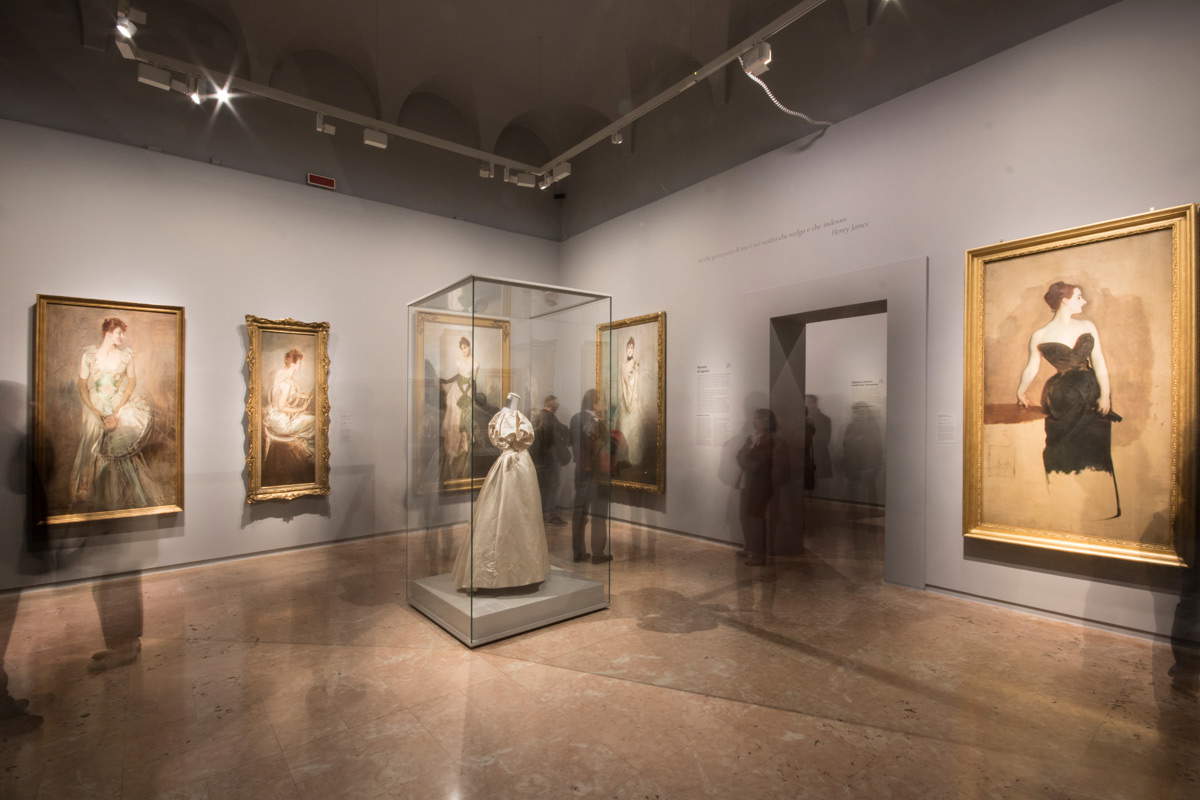 Sala della mostra Boldini e la moda