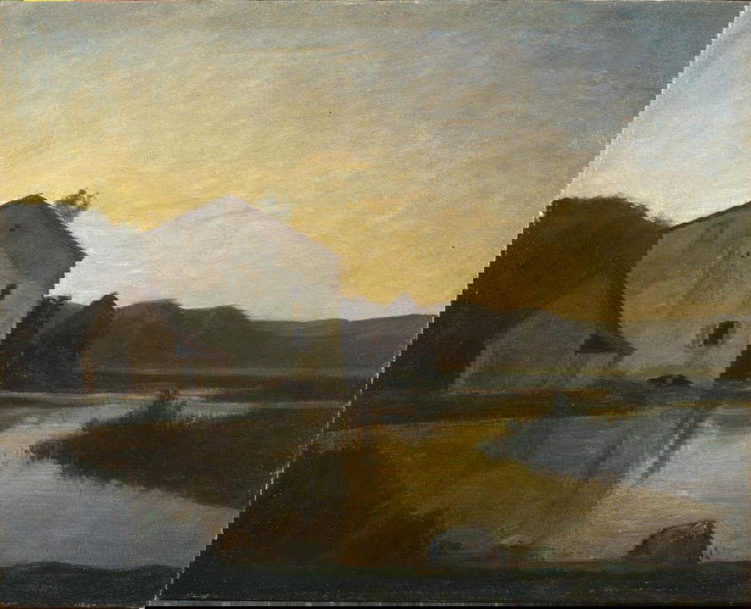 Antonio Fontanesi, Il mulino (1858-1859; olio su tela, 46,3 x 57,4 cm; Torino, GAM - Galleria Civica d'Arte Moderna e Contemporanea)
 