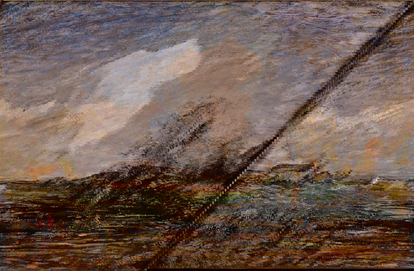 Antonio Fontanesi, Studio per Le nubi (1879-1880; olio su cartone, 51,7 x 75 cm; Torino, GAM - Galleria Civica d'Arte Moderna e Contemporanea)
 