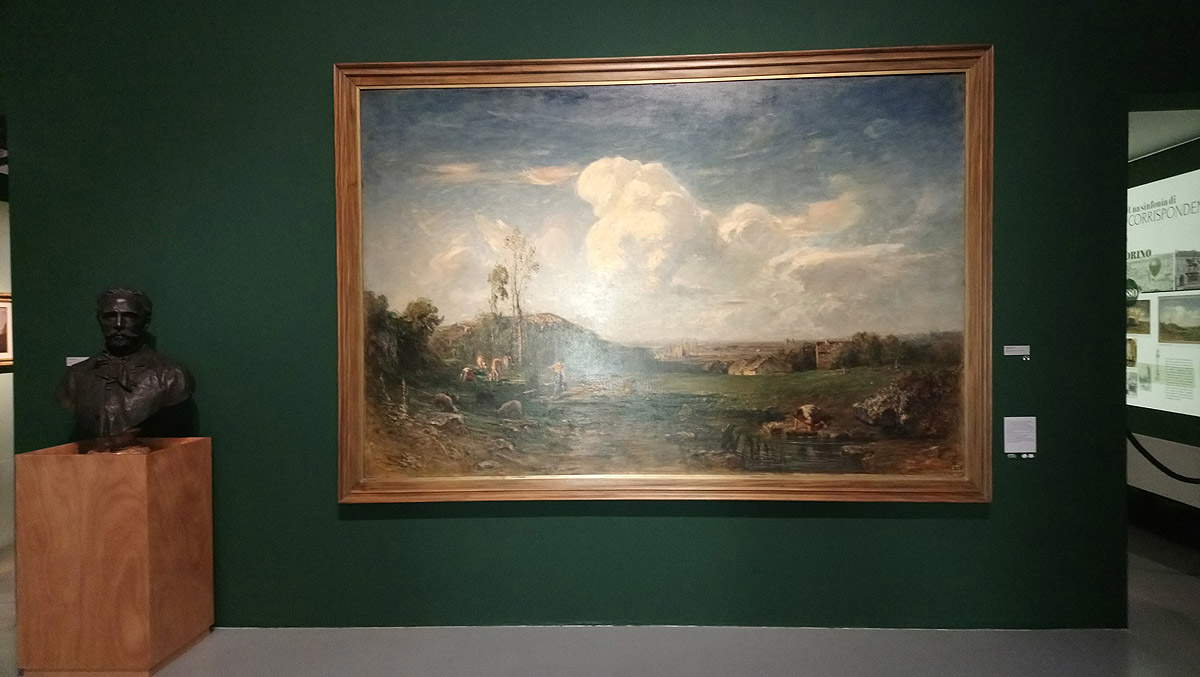 Sala della mostra Antonio Fontanesi e la sua eredità a Reggio Emilia, Palazzo dei Musei
 