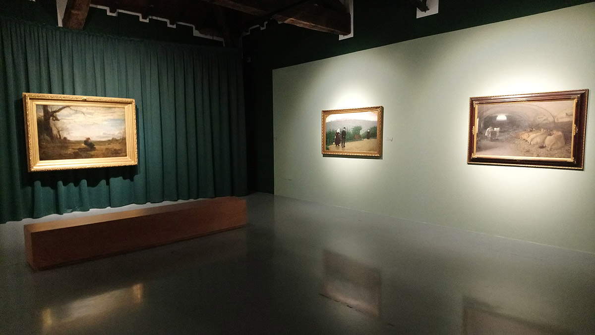 Sala della mostra Antonio Fontanesi e la sua eredità a Reggio Emilia, Palazzo dei Musei
 