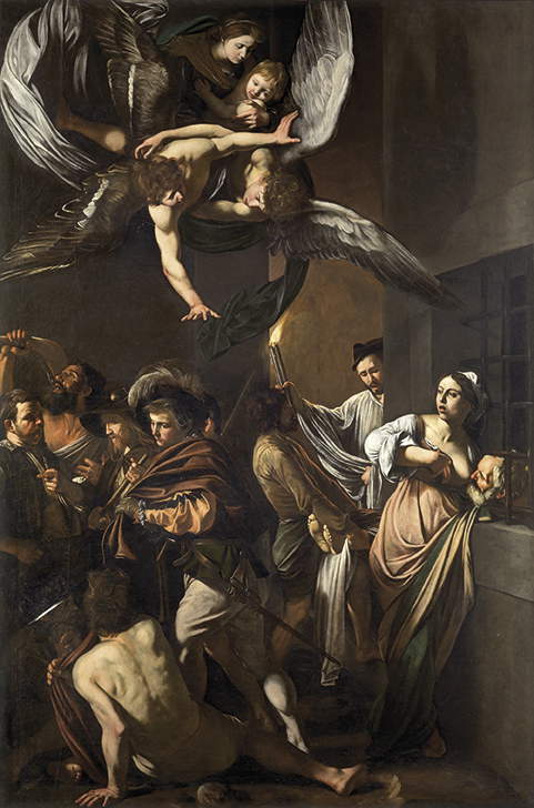 Michelangelo Merisi detto Caravaggio, Nostra Signora della Misericordia (1606-1607; Napoli, Pio Monte della Misericordia)