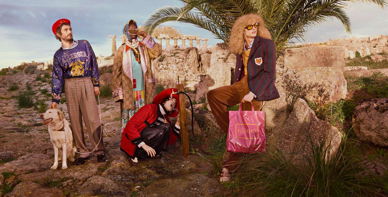 La campagna di Gucci a Selinunte