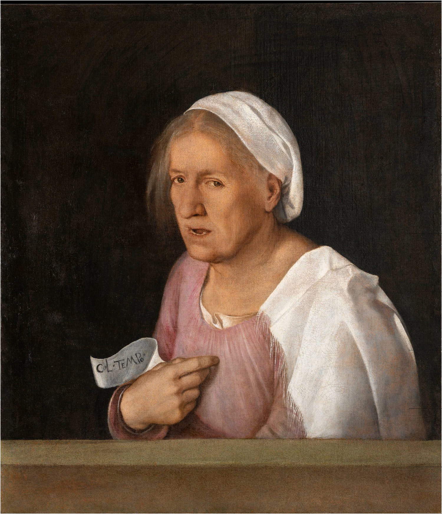 Giorgione, La Vecchia, dopo il restauro