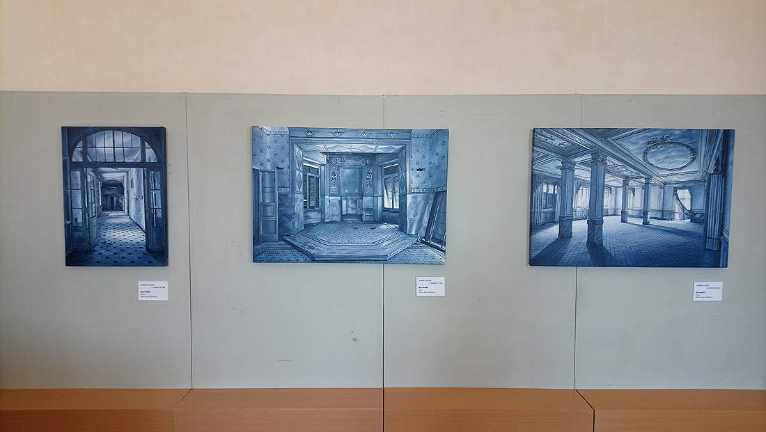 Immagini dalla mostra 'I luoghi ultimi' di Andrea Chiesi