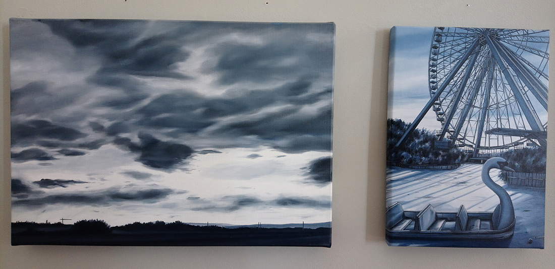 Immagini dalla mostra 'I luoghi ultimi' di Andrea Chiesi