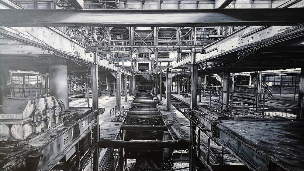 Immagini dalla mostra 'I luoghi ultimi' di Andrea Chiesi