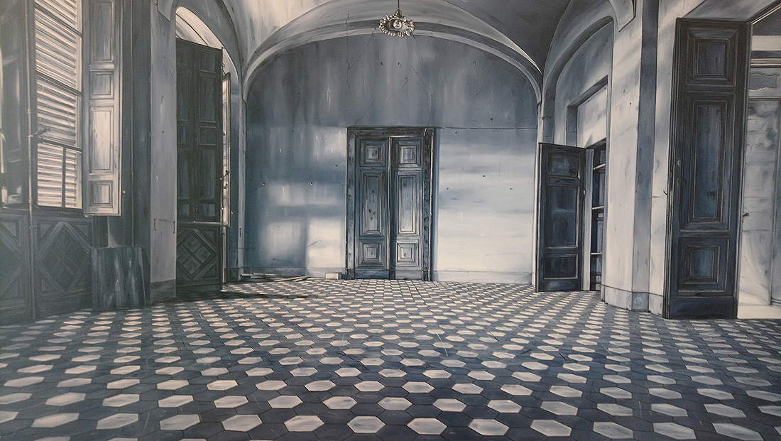 Immagini dalla mostra 'I luoghi ultimi' di Andrea Chiesi