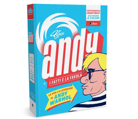La biographie d'Andy Warhol en bande dessinée arrive en Italie