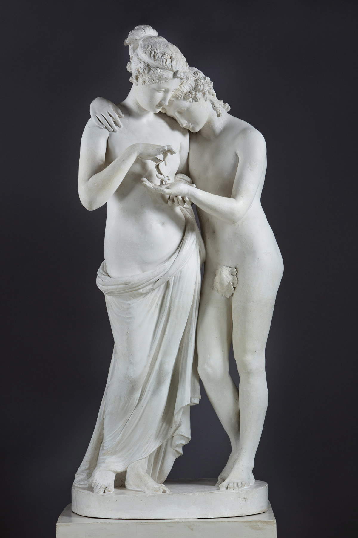 Antonio Canova, Amore e Psiche (gesso, 148 x 68 x 65 cm; Veneto Banca spa in L.C.A.) Foto di Andrea Parisi