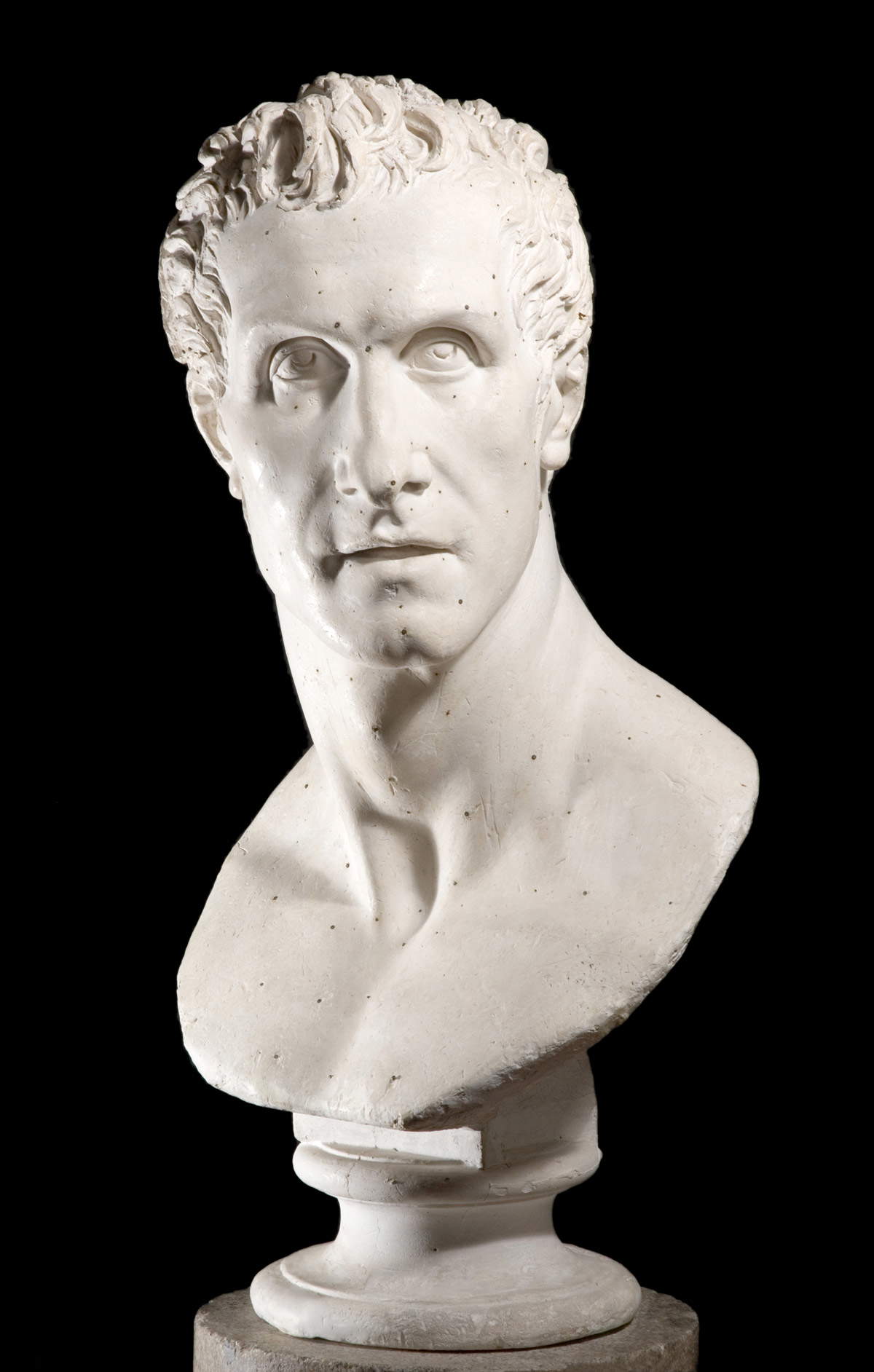 Antonio Canova, Autoritratto (1812; gesso, 89 x 47 x 39 cm; Roma, Museo di Roma) Foto di Alfredo Valeriani
