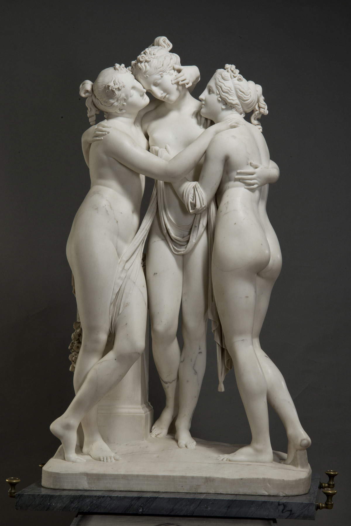 Antonio Canova, The Three Graces (1812-1816; marble, 182 x 103 x 46 cm; St. Petersburg, State Hermitage Museum). Ph. Credit &copy; The State Hermitage Museum, 2019