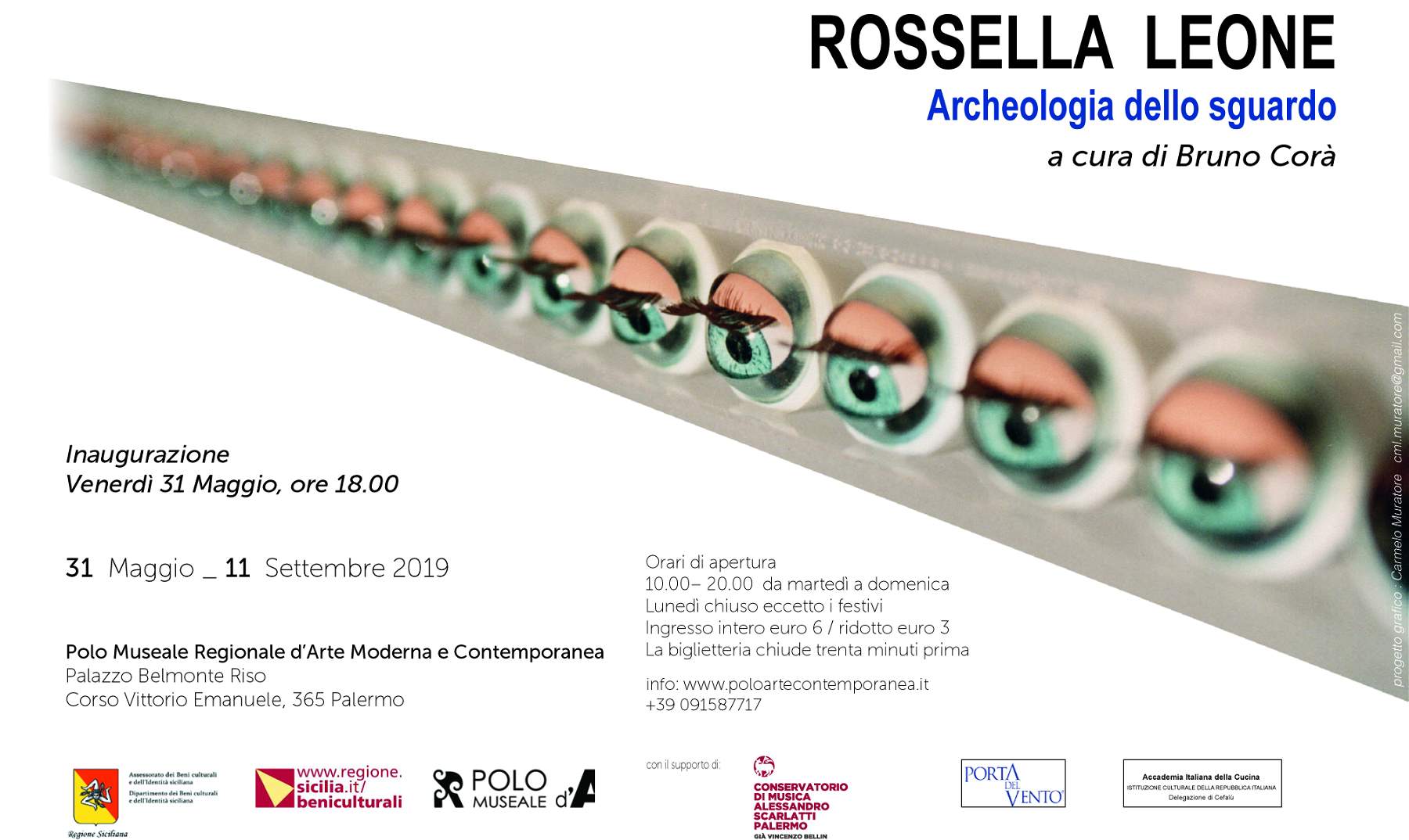 Rossella Leone's works on display in Palermo in the exhibition Archaeology of the Gaze