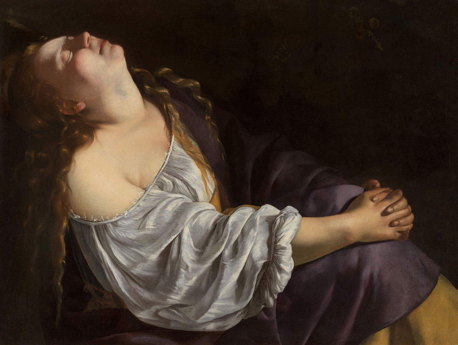 Artemisia Gentileschi, Maria Maddalena (1613; olio su tela; Collezione privata)