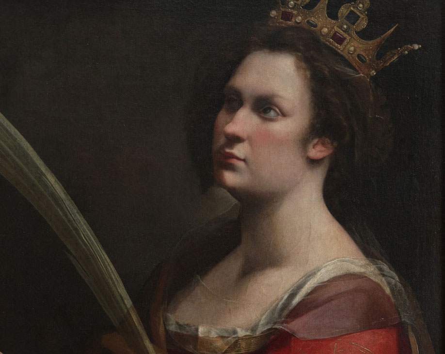 Artemisia Gentileschi painting discovered hidden under her Catherine of Alexandria